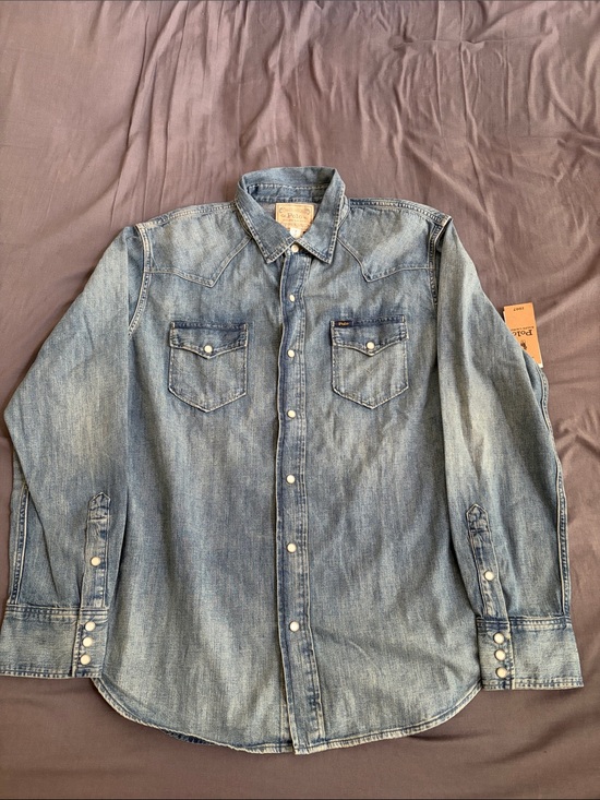 Polo Ralph Lauren Other - Polo Ralph Lauren Light Denim Western Shirt